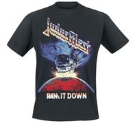 Judas Priest Jumbo Logo Album Hombre Camiseta Negro L 100% algodón Vorne Bedruckt Regular