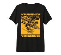 Judas Priest Screaming For Vengeance Gold Square Camiseta Premium