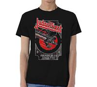 Judas Priest - T-Shirt # S Black Unisex # Silver and Red Vengeance