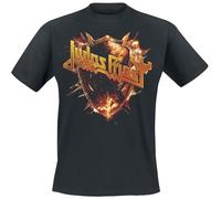 Judas Priest United We Stand Hombre Camiseta Negro XXL 100% algodón Vorne Bedruckt Regular
