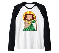 Jude Thaddeus The Apostle of Jesus Lost Causes Patron Saint Camiseta Manga Raglan