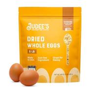 Judee's - Huevo entero seco en polvo, 3 libras, suministros para hornear, delicioso y 100% libre de gluten, ideal para desayuno y comidas de camping, rápido y fácil para preparaciones al aire libre