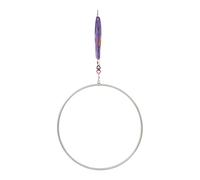 JUDEMII Aerial Hoop Set Acero Inoxidable Single Luftring Acrobatik con Suspensión