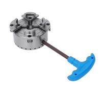 JUDEMII Mandril de 40 Cr, forro central de 3,75 pulgadas para torno M33, portabrocas autocentrado, mandril giratorio central, forro de precisión ajustable central, para carpintería para tornos