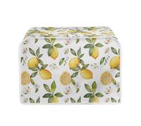 JUDENTIDOS Cubierta para tostadora de limón para tostadora de 2 rebanadas, protección contra el polvo, cubierta para hacer pan, resistente a las manchas, lavable a máquina, accesorios de cocina