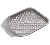 Judge Bandeja cuadrada antiadherente con base perforada, apta para lavavajillas, 28 cm x 28 cm x 2,5 cm