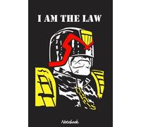 Judge Dredd I am the Law Notebook: Notebook Lined 6x9 120 Pages College Ruled - For Girls, Students, Teachers, Staff, Perfect Gift