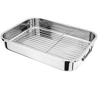 Judge h043 Horno con Rejilla, Acero Inoxidable, Plata, 42 x 30 x 6.5 cm