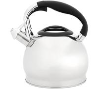 Judge Hervidor de cocina de 2,2 l - Hervidor superior de estufa para estufas de gas y cocinas eléctricas - Hervidor silbante de acero inoxidable 18/10 con mango resistente al calor - Boquilla