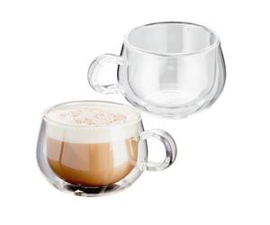 Judge JDG30 - Juego de 2 Tazas de Doble Pared para Capuchino (225 ml)