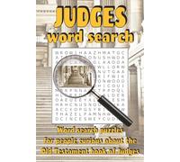 Judges Word Search: Word, searches, with easy to read, print based on the Old Testament book of Judges | 6x9 inches, 110 pages | 50+ puzzles … gift for Bible students, holidays, and free time