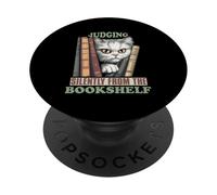 JUDGING SILENTLY FROM THE BOOKSHELF PopSockets PopGrip Adhesivo