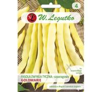 Judía verde común de vaina amarilla Goldmarie, tipo Mamut: vaina ancha, muy temprana.