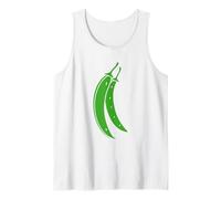 Judías Verdes Verdura Minimalista Simple Judía Verde Camiseta sin Mangas