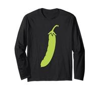 Judías Verdes Verdura Minimalista Simple Judía Verde Manga Larga