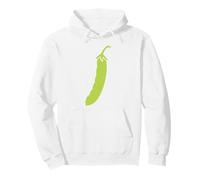 Judías Verdes Verdura Minimalista Simple Judía Verde Sudadera con Capucha
