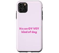 Judío divertido es un tipo de día Oy Vey, humor yiddish Carcasa para iPhone 11 Pro Max