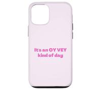 Judío divertido es un tipo de día Oy Vey, humor yiddish Carcasa para iPhone 12/12 Pro