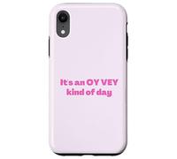Judío divertido es un tipo de día Oy Vey, humor yiddish Carcasa para iPhone XR