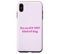 Judío divertido es un tipo de día Oy Vey, humor yiddish Carcasa para iPhone XS Max