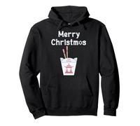 Judío Feliz Navidad Hanukkah Diner Comida Rápida China Sudadera con Capucha