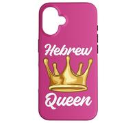 Judío Israel Judío Cita Divertida Mujer Israelita Reina Hebrea Carcasa para iPhone 16