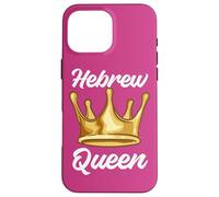Judío Israel Judío Cita Divertida Mujer Israelita Reina Hebrea Carcasa para iPhone 16 Pro MAX