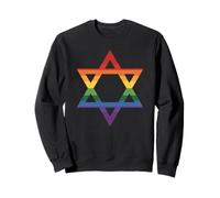 Judío LGBTQ Rainbow Star of David Jew Gay Pride Parade Sudadera