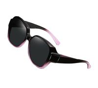 judiouo Gafas de sol polarizadas envolventes, gafas de sol que se ajustan sobre las gafas, Gafas polarizadas para hombres y mujeres, Ligero, protección UV para conducir y jugar al golf.