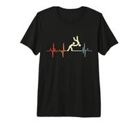Judo Cardiograma Vintage Judoka ECG Camiseta Premium
