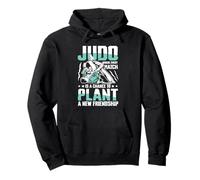Judo donde cada fósforo es una oportunidad para plantar Sudadera con Capucha