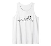 Judo Judoka Judoiste Ju-Jutsu Cardiogram Judo Camiseta sin Mangas