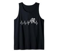 Judo Judoka Judoiste Ju-Jutsu Cardiogram Judo Camiseta sin Mangas