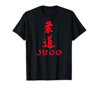 Judo Símbolos Japoneses Cool Judo Fighter Artes Marciales Camiseta gráfica económica