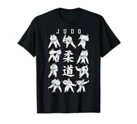 Judo Throw Sweep MMA Artes Marciales Mixtas Kanji Gi Budo Camiseta