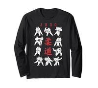Judo Throw Sweep MMA Artes Marciales Mixtas Kanji Gi Budo Manga Larga