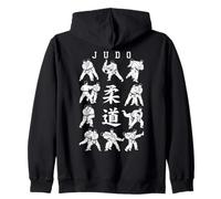 Judo Throw Sweep MMA Artes Marciales Mixtas Kanji Gi Budo Sudadera con Capucha