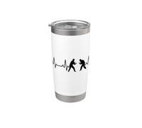 Judoka Pulso Línea Judo Entusiasta Vaso térmico de acero inoxidable de doble pared