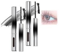 Judy-Doll 3D Curling Iron Mascara - Black, 2 Piece Set With Brush for Eyelash Enhancement