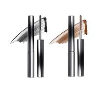 Judy Doll Curling Eyelash Iron Mascara - Strong Natural Thickening Lengthening Long Lasting Bristleless Non-Clumping Smudge Proof (Black+Brown)