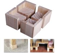 Judy1980 4 Pack Uping Elevador de Muebles, Elevadores Ajustables para Camas Mesas Mobiliario Elevadores de Muebles de Altura, Elevadores de Cama(Size:5x5x10cm)