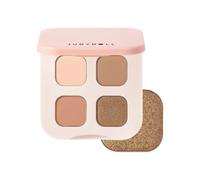 Judydoll - Silky 4-Color Eyeshadow Palette - 5g - 02 Nude Milk Tea