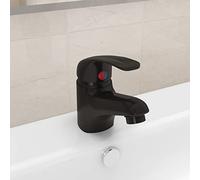 JUDYY Grifo Mezclador de Lavabo Negro 13x10 cm, Grifo Lavabo, Grifo Baño, Grifos para Lavabos De Baño, Grifo Bidet