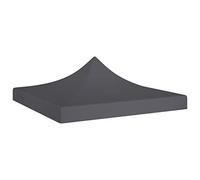 JUDYY Techo de Carpa para Celebraciones, Toldo Pergola Recambio, Cubierta De Reemplazo De Dosel, Dosel De Repuesto, Reemplazo Cubierta, Gris Antracita 2x2 m 270 g/m2