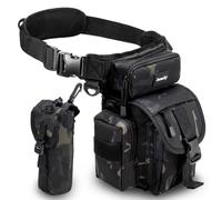 Jueachy Bolsa de Pierna para Hombre, táctica, detección de Metales, con Bolsa para Botella de Agua