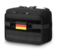 Jueachy Bolsa táctica Molle, Bolsa de administración, Bolsa de Herramientas de Utilidad, Accesorio Molle, Bolsas Grandes, expandibles, Accesorios Molle, Organizador de Bolsillo médico, Parche de