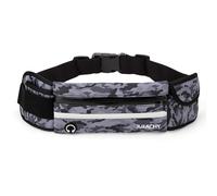 Jueachy Cinturones para correr para hombres y mujeres, impermeables, riñonera para correr, soporte para teléfono, cinturón deportivo ajustable para dinero con puerto para auriculares, camuflaje negro