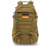 Jueachy Mochila Militar Táctica 30L: Molle Impermeable Gran Capacidad Mochila de Senderismo Para Trekking Viaje Camping Escalada Montañismo
