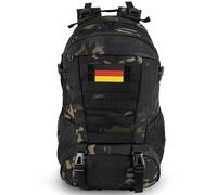 Jueachy Mochila Militar Táctica 30L: Molle Impermeable Gran Capacidad Mochila de Senderismo Para Trekking Viaje Camping Escalada Montañismo