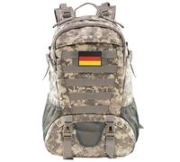 Jueachy Mochila Militar Táctica 30L: Molle Impermeable Gran Capacidad Mochila de Senderismo Para Trekking Viaje Camping Escalada Montañismo